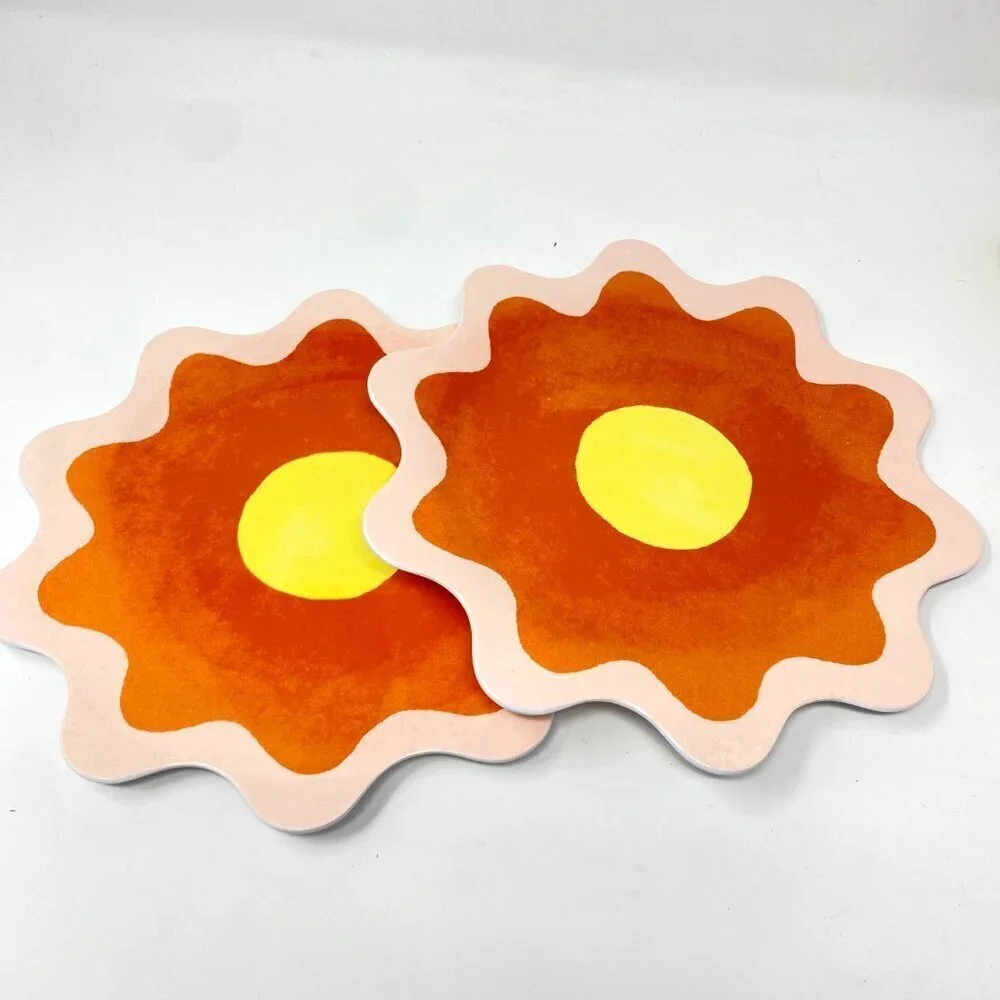 Target Set of 2 Melamine Figural Flower 9